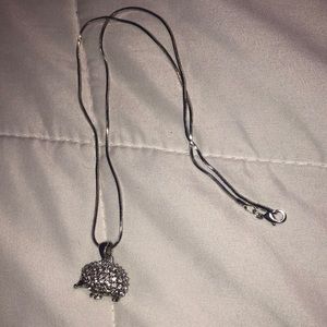 Hedgehog necklace has not been worn